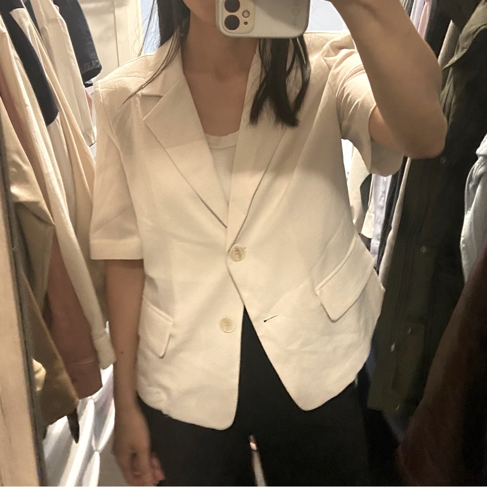Blazer creamy white